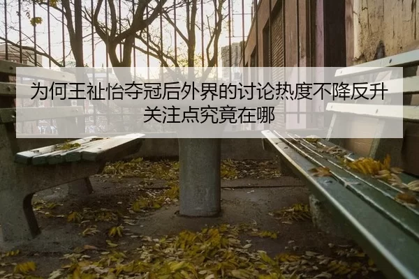 为何王祉怡夺冠后外界的讨论热度不降反升 关注点究竟在哪